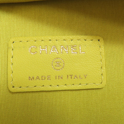 CHANEL シャネル チェーンショルダー シルバー金具 ゴールド金具 ショルダーバッグ ラムスキン レディース 中古