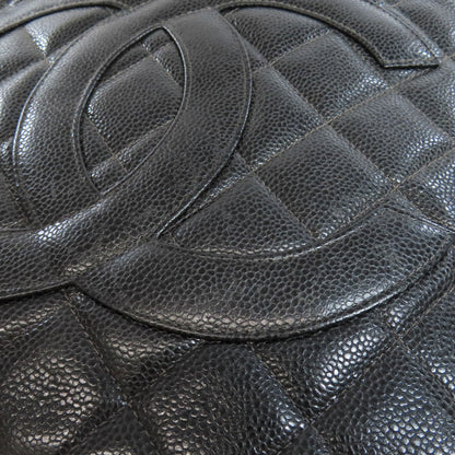 CHANEL シャネル 復刻トート ゴールド金具 トートバッグ グレインド カーフスキン レディース 中古