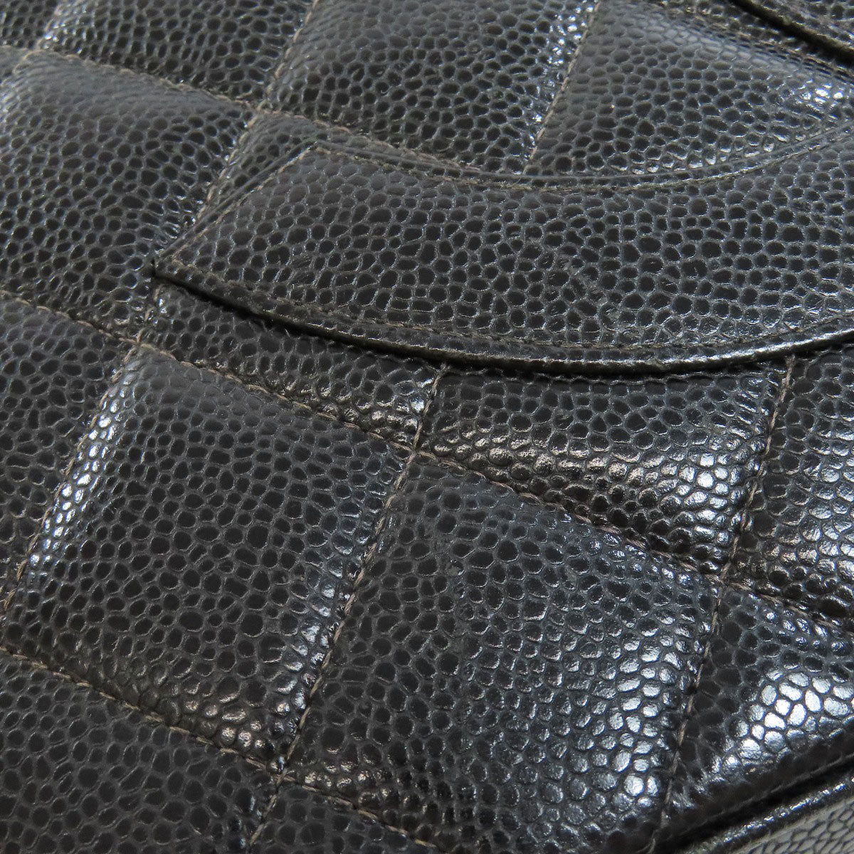 CHANEL シャネル 復刻トート ゴールド金具 トートバッグ グレインド カーフスキン レディース 中古