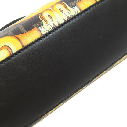 FENDI フェンディ フェンダーチェ ミニピーカブー ハンドバッグ カーフ レディース 中古