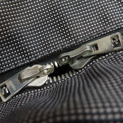 HERMES エルメス エールラインGM ハンドバッグ キャンバス レディース 中古
