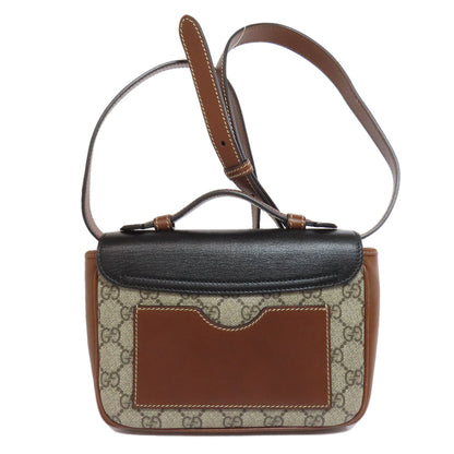 GUCCI グッチ 658487 GGスプリーム 2WAY ショルダーバッグ PVC レディース 中古
