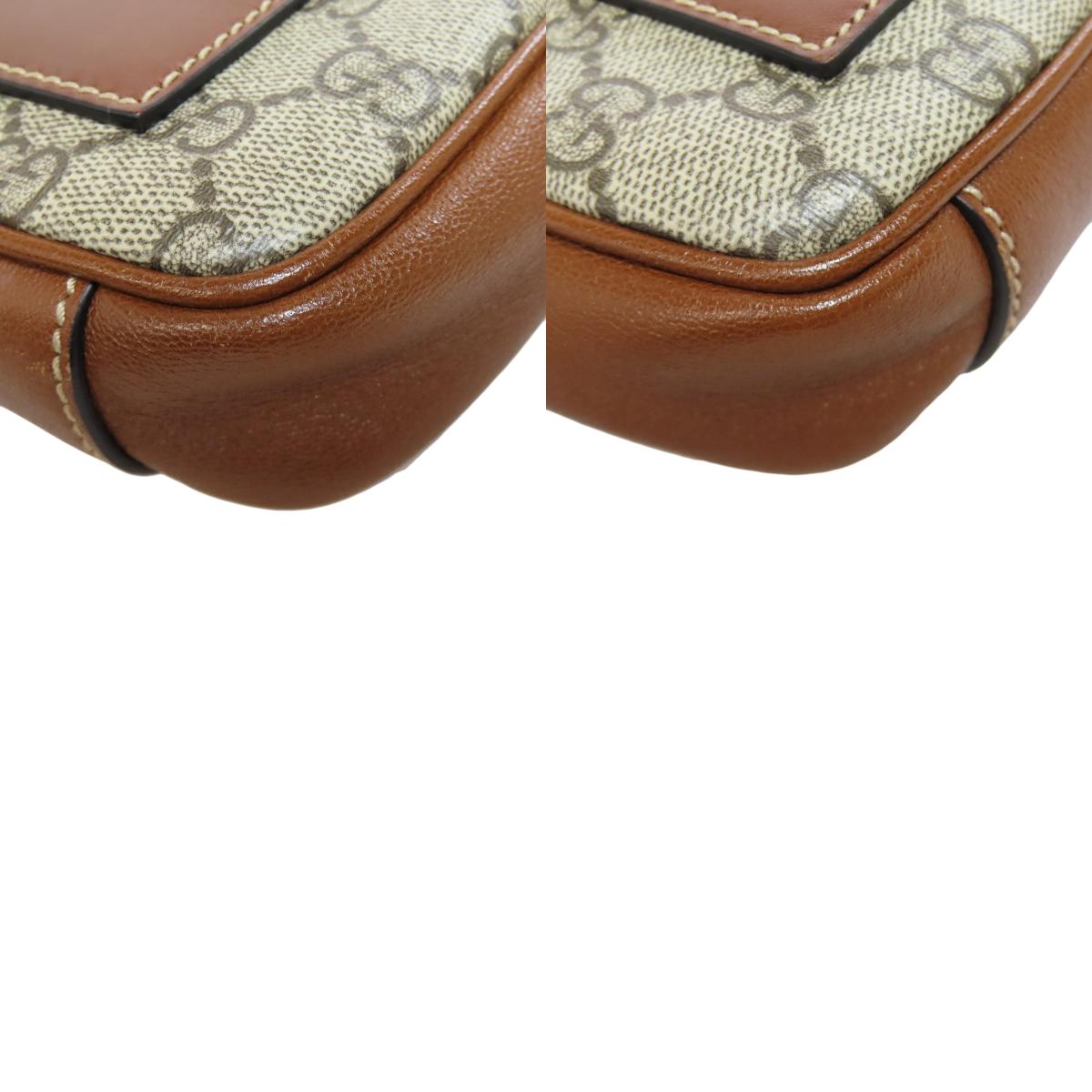 GUCCI グッチ 658487 GGスプリーム 2WAY ショルダーバッグ PVC レディース 中古