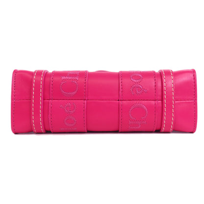 CHLOE クロエ ウッディミニ 2WAY ハンドバッグ レザー レディース 中古