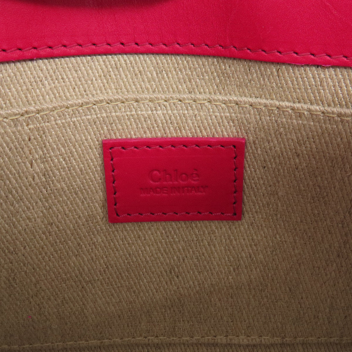 CHLOE クロエ ウッディミニ 2WAY ハンドバッグ レザー レディース 中古