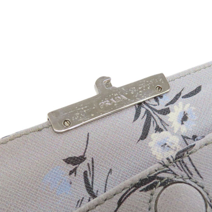 PRADA プラダ フラワーモチーフ ショルダーバッグ PVC レディース 中古