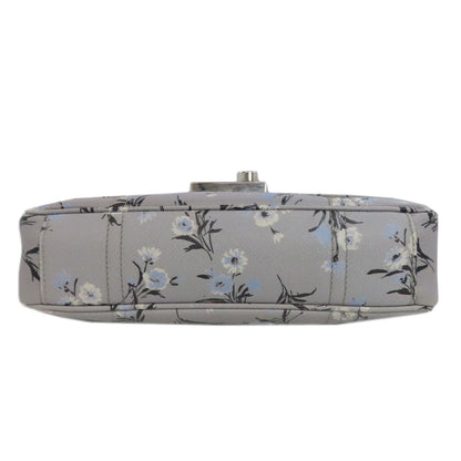 PRADA プラダ フラワーモチーフ ショルダーバッグ PVC レディース 中古