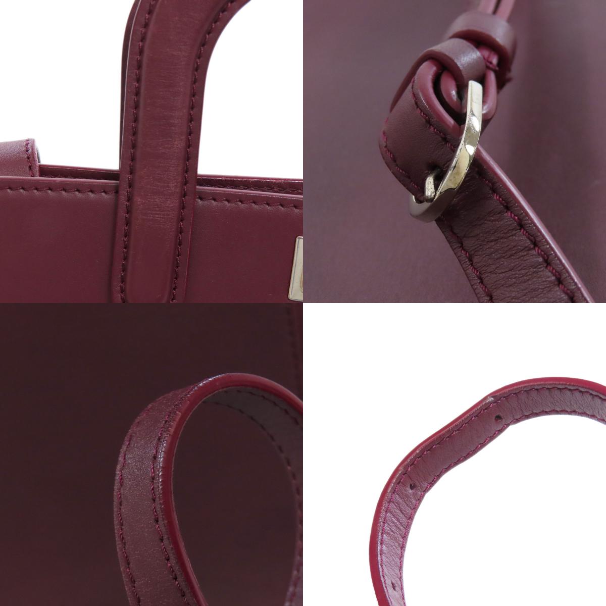 CARTIER カルティエ 2WAY ハンドバッグ レザー レディース 中古
