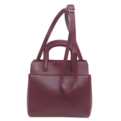 CARTIER カルティエ 2WAY ハンドバッグ レザー レディース 中古