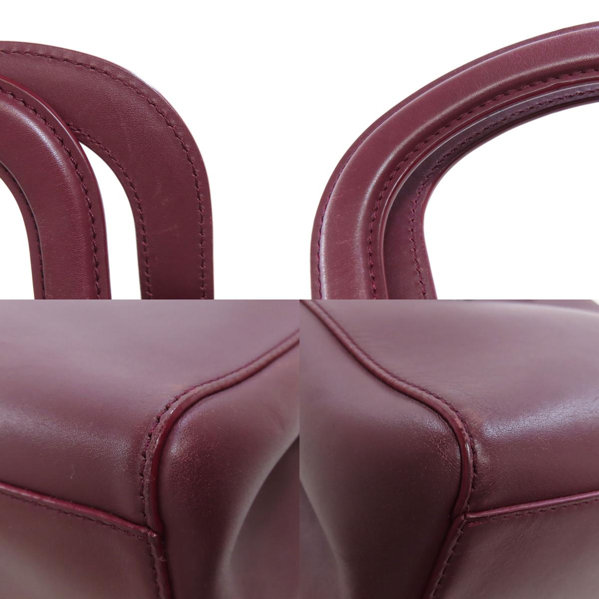 CARTIER カルティエ 2WAY ハンドバッグ レザー レディース 中古