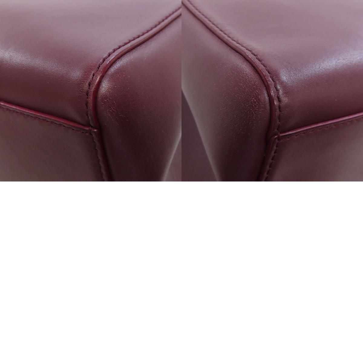 CARTIER カルティエ 2WAY ハンドバッグ レザー レディース 中古
