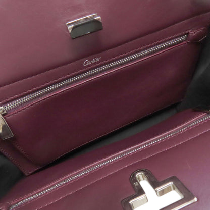 CARTIER カルティエ 2WAY ハンドバッグ レザー レディース 中古