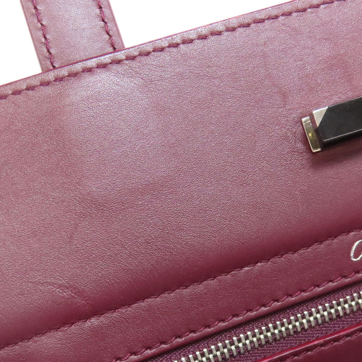 CARTIER カルティエ 2WAY ハンドバッグ レザー レディース 中古