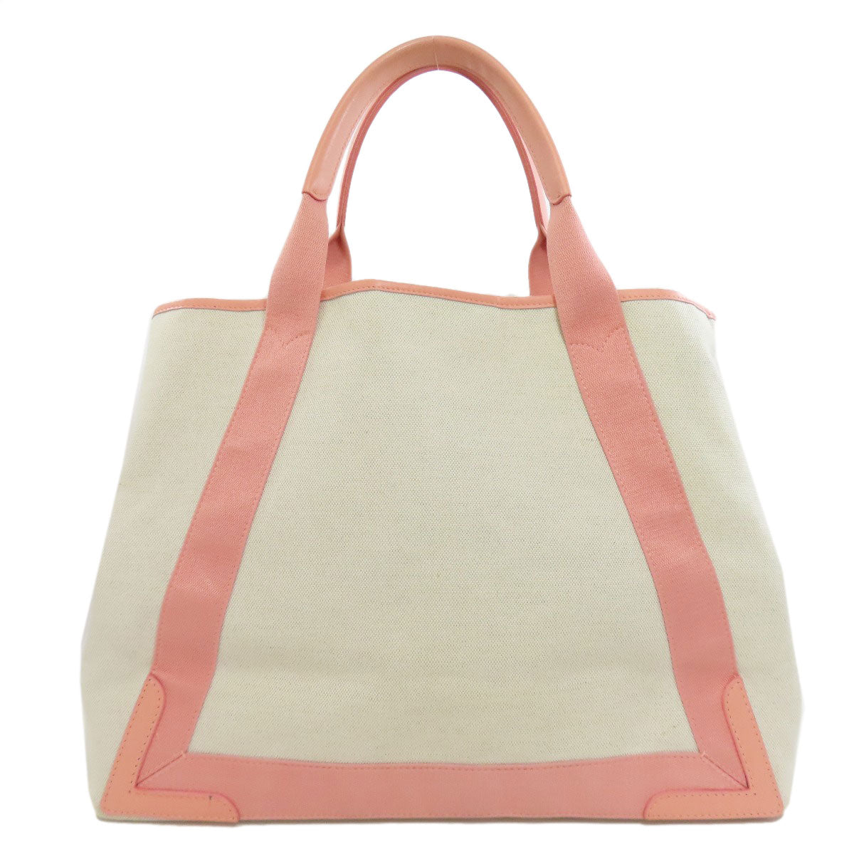 BALENCIAGA バレンシアガ 339936 ネイビーカバス M トートバッグ キャンバス レディース 中古