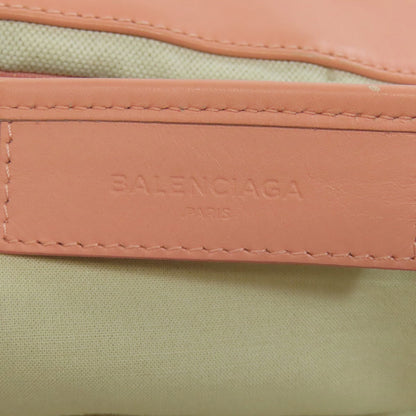 BALENCIAGA バレンシアガ 339936 ネイビーカバス M トートバッグ キャンバス レディース 中古
