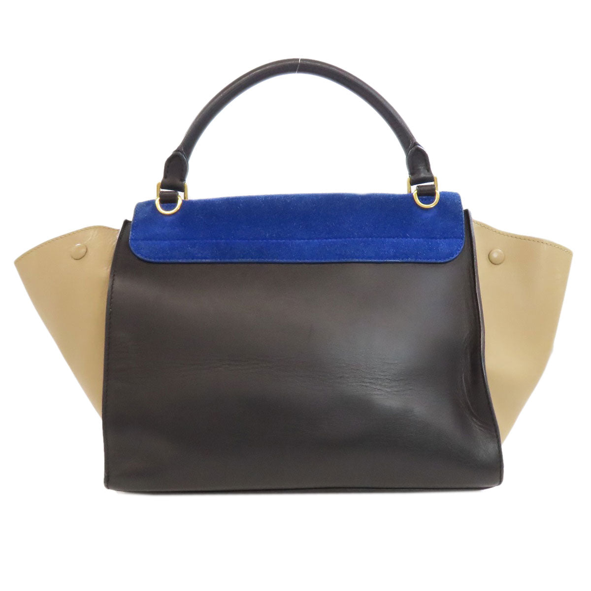 CELINE セリーヌ トラペーズ 2WAY ハンドバッグ カーフ レディース 中古