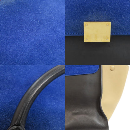 CELINE セリーヌ トラペーズ 2WAY ハンドバッグ カーフ レディース 中古