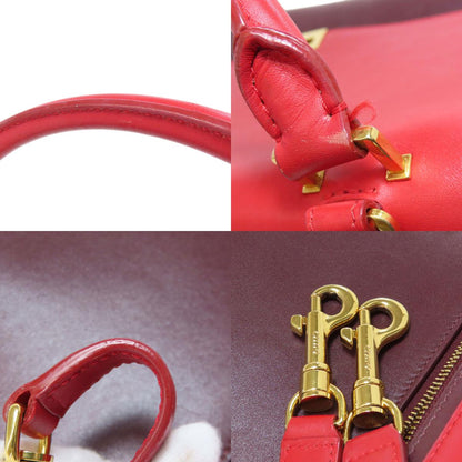 CELINE セリーヌ トラペーズ 2WAY ハンドバッグ レザー レディース 中古