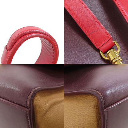CELINE セリーヌ トラペーズ 2WAY ハンドバッグ レザー レディース 中古