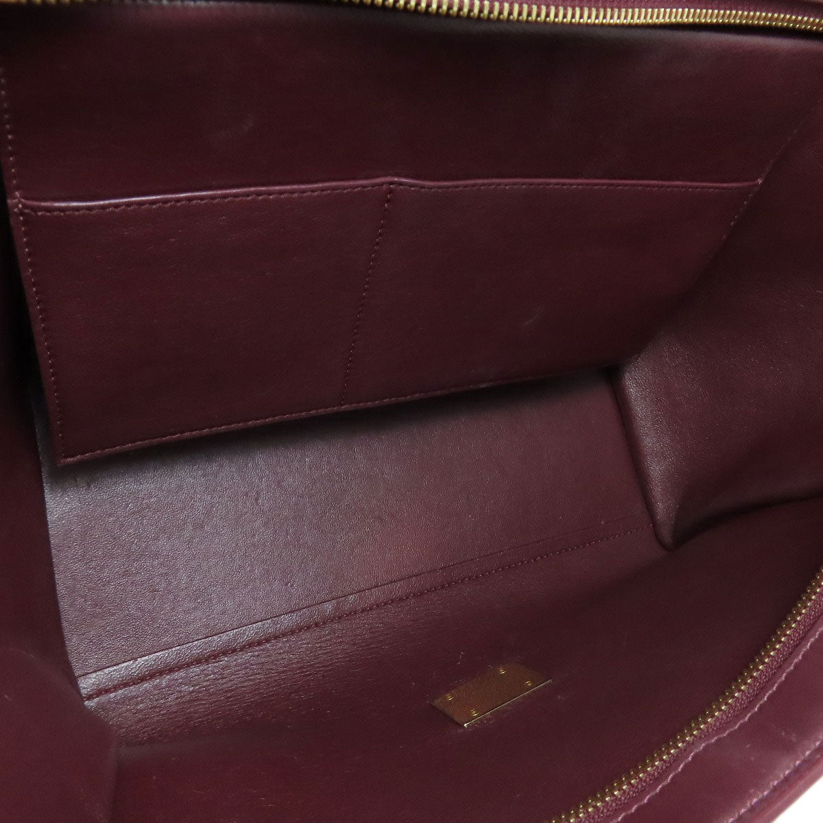 CELINE セリーヌ トラペーズ 2WAY ハンドバッグ レザー レディース 中古