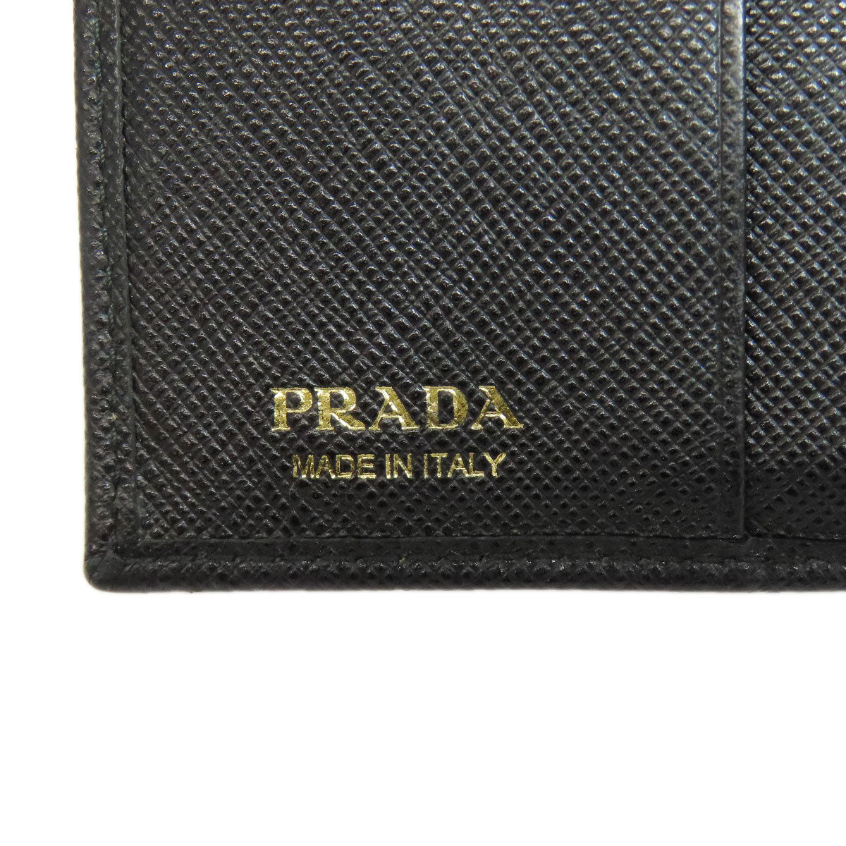 PRADA プラダ ロゴ 二つ折り財布（小銭入れあり） サフィアーノ レディース 中古