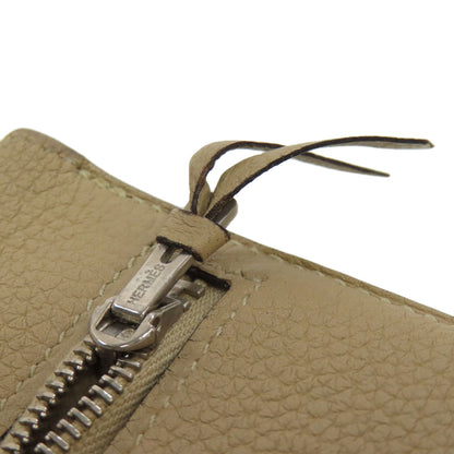 HERMES エルメス ドゴンロング シルバー金具 長財布（小銭入れあり） トリヨン レディース 中古