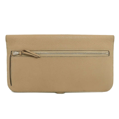 HERMES エルメス ドゴンロング シルバー金具 長財布（小銭入れあり） トリヨン レディース 中古