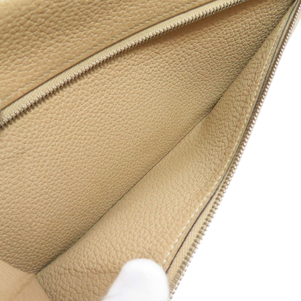 HERMES エルメス ドゴンロング シルバー金具 長財布（小銭入れあり） トリヨン レディース 中古
