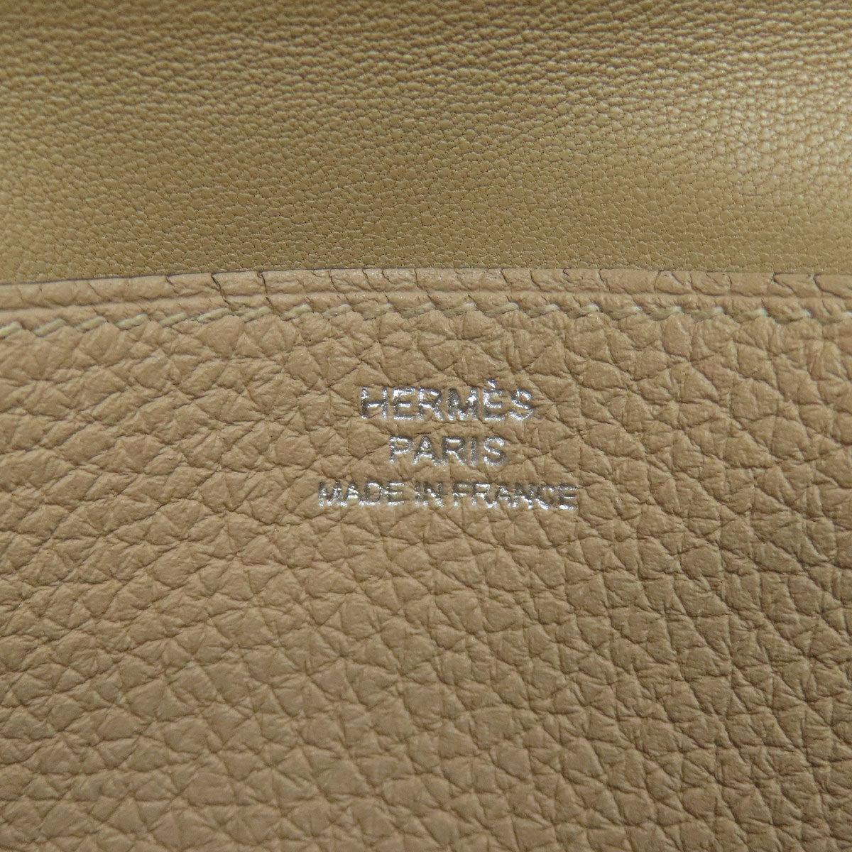 HERMES エルメス ドゴンロング シルバー金具 長財布（小銭入れあり） トリヨン レディース 中古