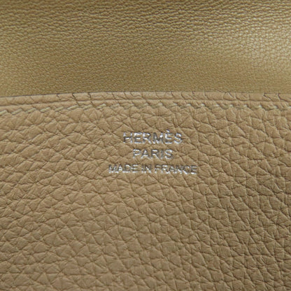 HERMES エルメス ドゴンロング シルバー金具 長財布（小銭入れあり） トリヨン レディース 中古