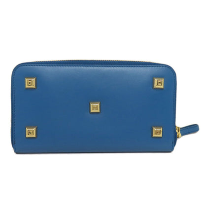 Salvatore Ferragamo サルヴァトーレフェラガモ スタッズ 長財布（小銭入れあり） レザー レディース 中古