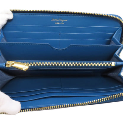 Salvatore Ferragamo サルヴァトーレフェラガモ スタッズ 長財布（小銭入れあり） レザー レディース 中古
