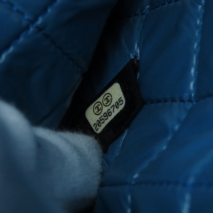 CHANEL シャネル マトラッセ フラワー柄 ポーチ クラッチバッグ キルティング レディース 中古