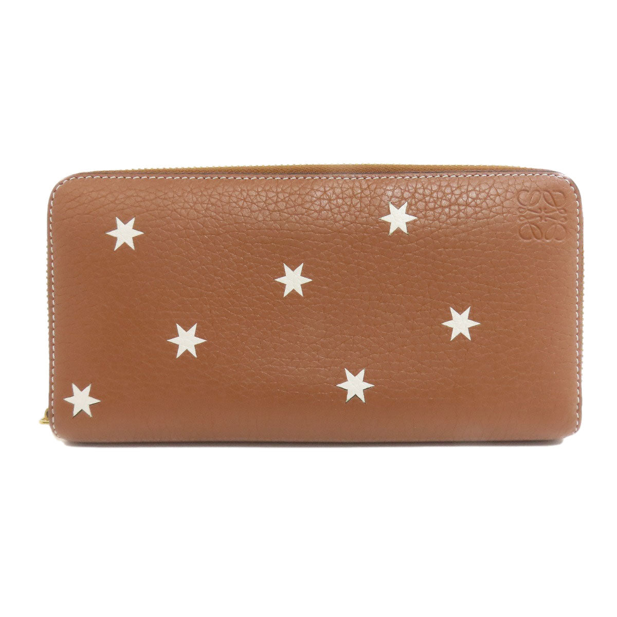 LOEWE ロエベ スターモチーフ 長財布（小銭入れあり） カーフ レディース 中古