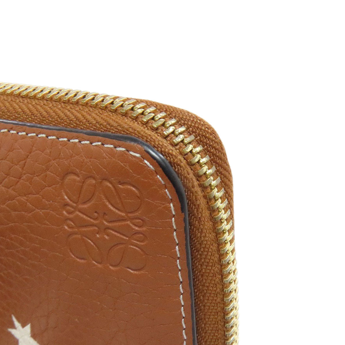 LOEWE ロエベ スターモチーフ 長財布（小銭入れあり） カーフ レディース 中古