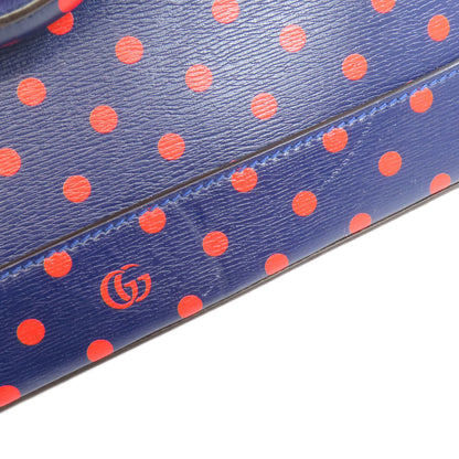 GUCCI グッチ 620850 ホースビット ドット柄 2WAY ハンドバッグ レザー レディース 中古
