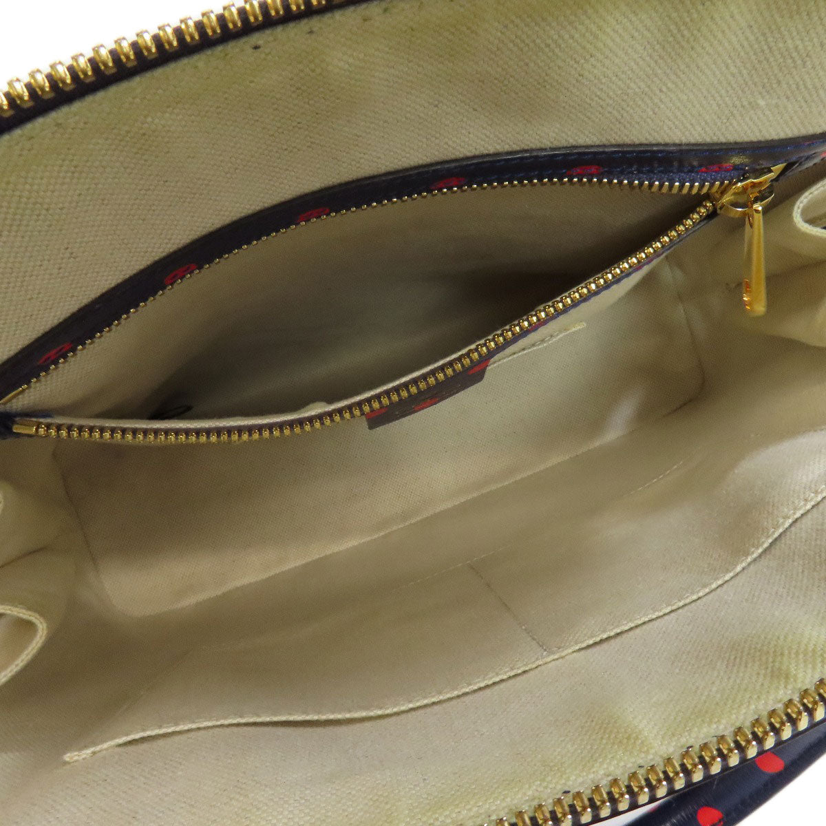 GUCCI グッチ 620850 ホースビット ドット柄 2WAY ハンドバッグ レザー レディース 中古