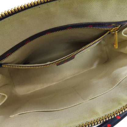 GUCCI グッチ 620850 ホースビット ドット柄 2WAY ハンドバッグ レザー レディース 中古