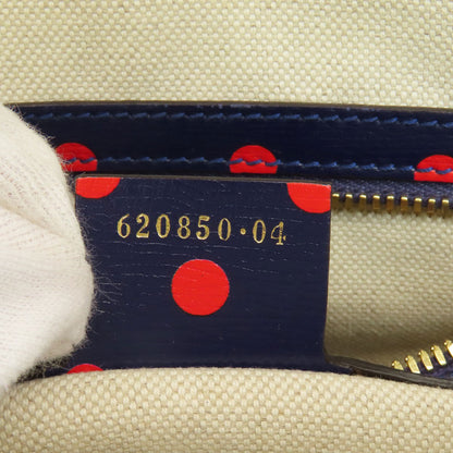 GUCCI グッチ 620850 ホースビット ドット柄 2WAY ハンドバッグ レザー レディース 中古