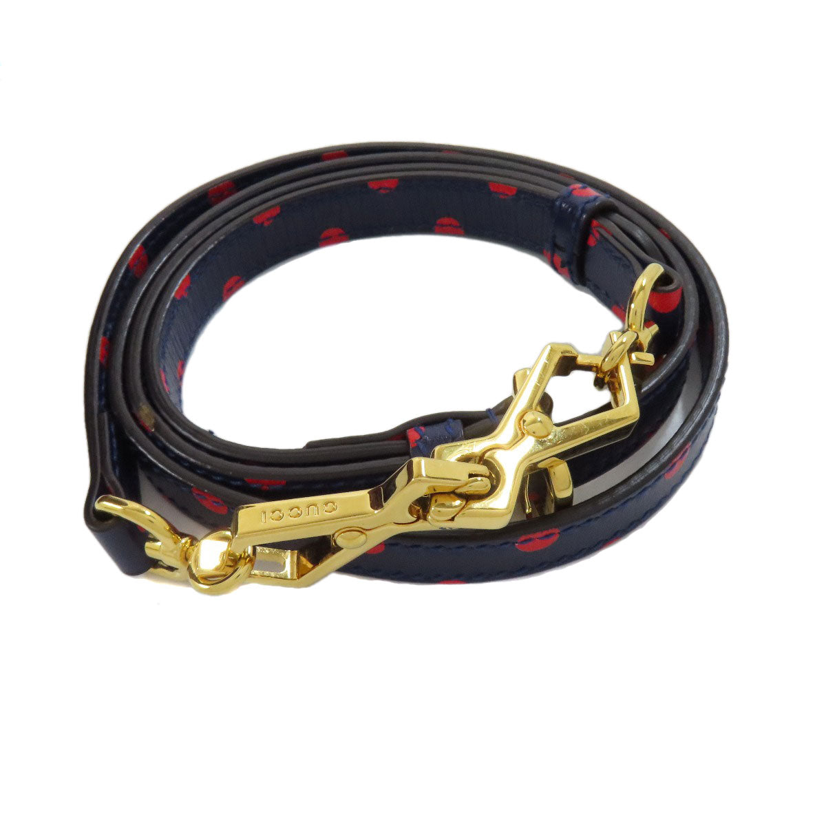 GUCCI グッチ 620850 ホースビット ドット柄 2WAY ハンドバッグ レザー レディース 中古