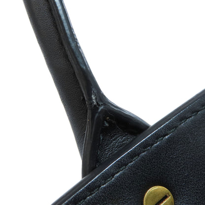 Salvatore Ferragamo サルヴァトーレフェラガモ ガンチーニモチーフ ハンドバッグ キャンバス レディース 中古
