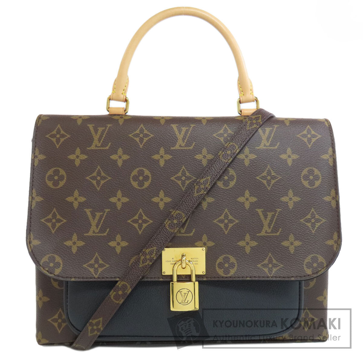LOUIS VUITTON ルイヴィトン M44259 マリニャン ハンドバッグ モノグラムキャンバス レディース 中古