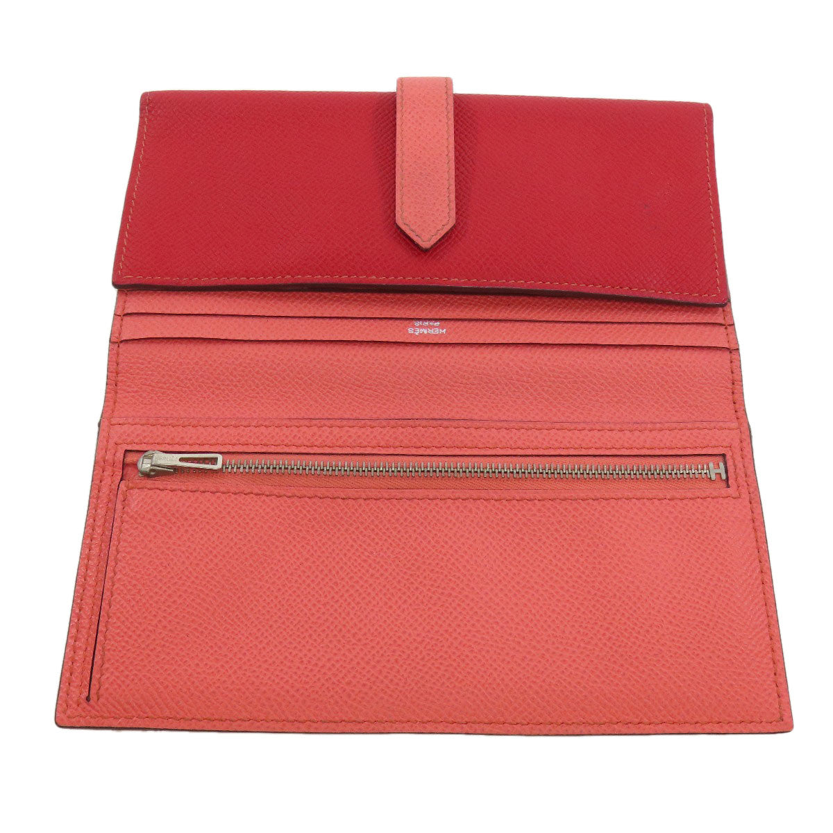 HERMES エルメス ベアン 2PLIS シルバー金具 長財布（小銭入れあり） エプソン レディース 中古