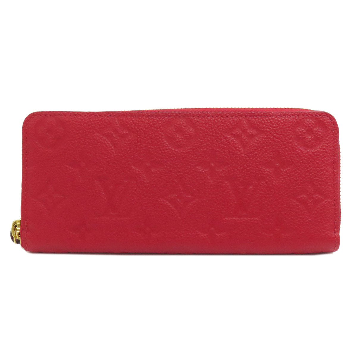 LOUIS VUITTON ルイヴィトン M61701 ポルトフォイユ・クレマンス 長財布（小銭入れあり） アンプラント レディース 中古
