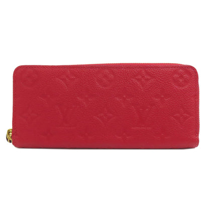 LOUIS VUITTON ルイヴィトン M61701 ポルトフォイユ・クレマンス 長財布（小銭入れあり） アンプラント レディース 中古