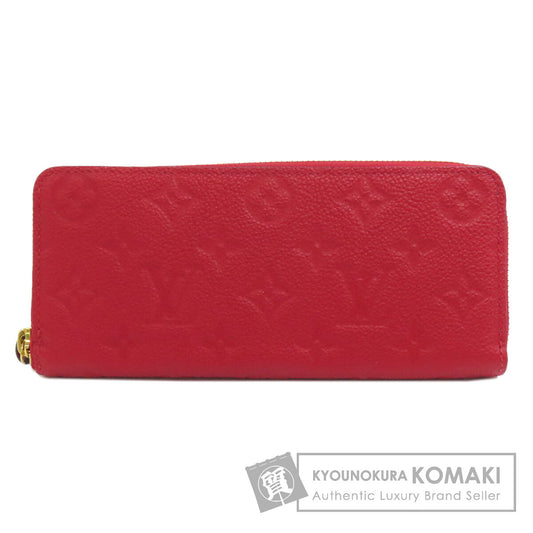 LOUIS VUITTON ルイヴィトン M61701 ポルトフォイユ・クレマンス 長財布（小銭入れあり） アンプラント レディース 中古
