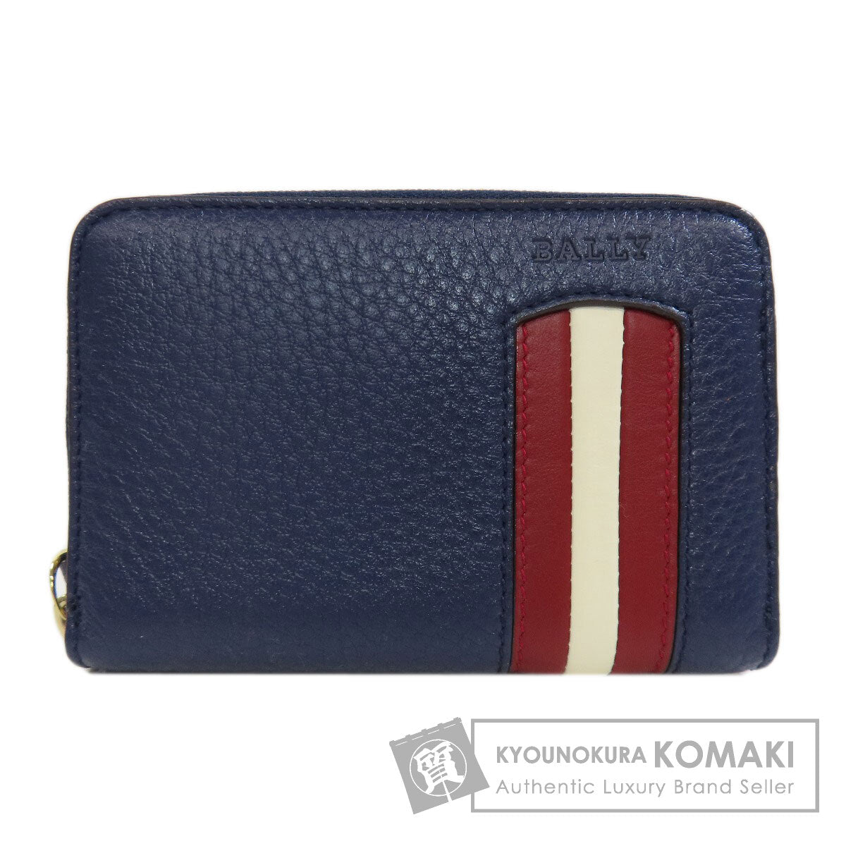 BALLY バリー バリーストライプ コインケース レザー レディース 中古
