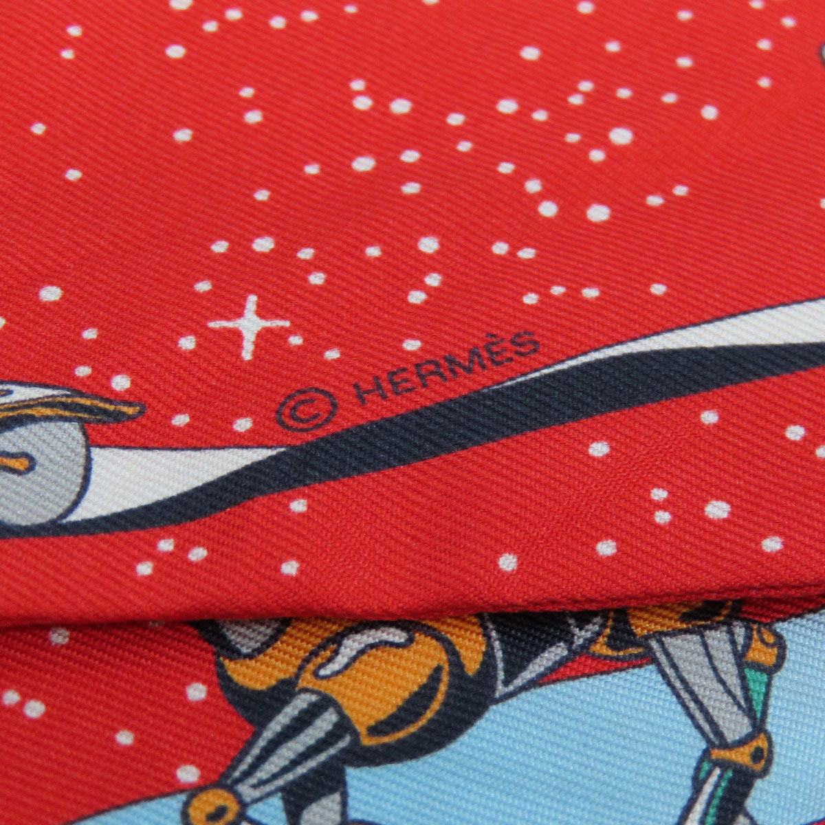 HERMES エルメス ツイリー スカーフ シルク レディース 中古