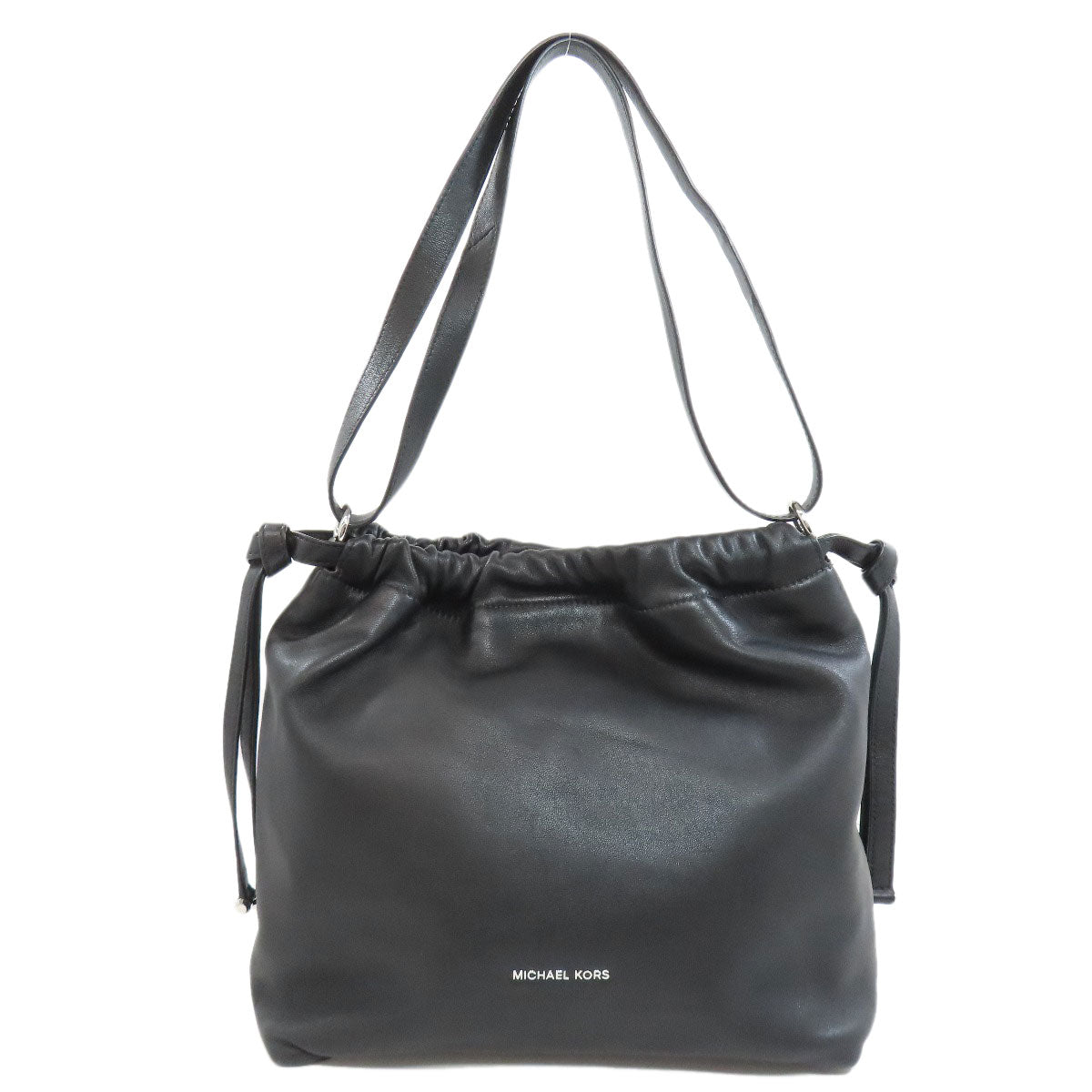 MICHAEL MICHAEL KORS マイケルマイケルコース ロゴ ショルダーバッグ レザー レディース 中古