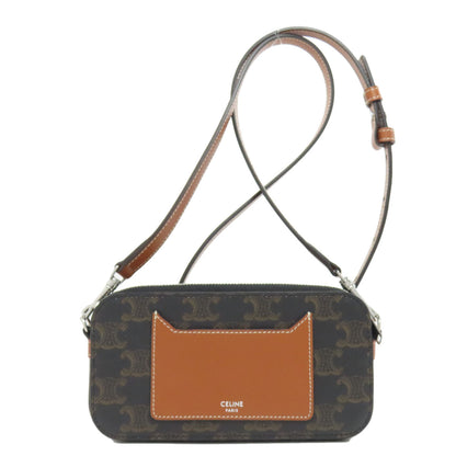CELINE セリーヌ トリオンフ ショルダーバッグ PVC レディース 中古